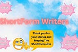 A Big Cheer to Every ShortFormer