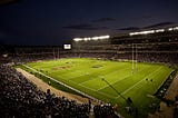 Eden Park, the home of the Auckland Blues.