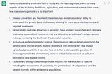 Artificial intelligence and life science in the 21st century: chatGPT, genomics and the path…