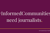 68 more news organisations and freelancers receive funding through the European Journalism…