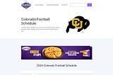 5 Best Colorado Football Schedule Websites 2024