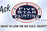 What is low or no VOC paint?