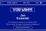 Ogłoszenie wyników rejestracji. Mail, post, a może… Tetris?!