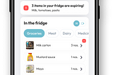 A smart fridge management application to maintain inventory and reduce food waste at home