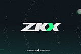 Memperkenalkan ZKX — Protokol swap tanpa izin pertama di StarkNet