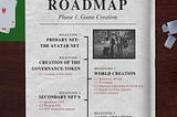 Path of Sin Roadmap. Roadmap of a mafia themed crypto game.