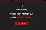 ALL MN CTF19 {SQL}