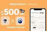 Beefy Finance x QuickSwap Giveaway and AMA