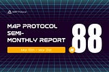 MAP Protocol Semi-Monthly Report #88 (March 16th — March 31st)