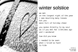 winter solstice