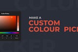 Adding a simple color picker to your web app