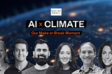 Takeaways from AI x Climate: