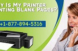 Why Is My Printer Printing Blank Pages?