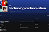 Spotify as the new music medium