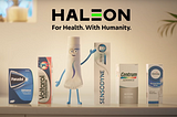 Haleon products on display.