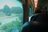 Riding the train by yourself