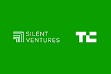 Picture of Silent Ventures and TechCrunch logos.