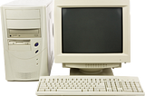 A 2000s era computer similar to the one that sat in my childhood home.