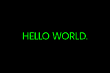 Hello World