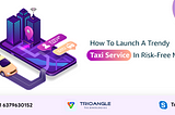 How To Launch A Trendy Taxi Service In Risk-Free Mode?