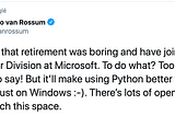 Guido, Microsoft et une longue nuit d’halloween