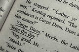 “Carpe diem” seize the day !