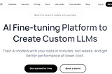 FinetuneDB — AI Platform for Fine Tuning LLMs!