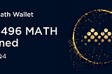 As stated in the white paper, MATH has used 20% of the income earned from Oct 1, 2024 to Dec 31…