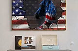 SALE OFF Horse love freedom american flag wall poster