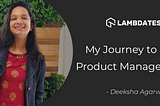 How I started off in LambdaTest to Becoming a Product Manager