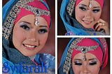 Rias Pengantin Surabaya Kebaya Pink Blue