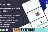 Wasender — whatsapp server and bulk sender (saas)- Maxkinon Marketplace