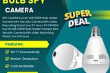 spy bulb holder camera