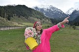 I Love To Be a Kashmiri Mountain Girl