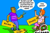 PWDs are not disabled by their medical conditions, but they are in fact forced to be disabled by…