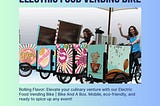 Electric Food Vending Bikes by Bike And A Box