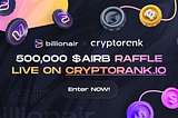 Win Big on CryptoRank with BillionAir!