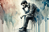man crying