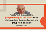 Why did Geert Hofstede never study culture?