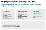 Integrating “Street Response” data: a new priority project
