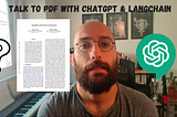 Automating PDF Interaction with LangChain and ChatGPT