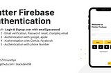 Flutter Firebase Authentication with Email and Password ( part - I)