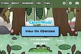 Gator World NFT Website Launch