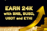 With 24Kswap, earning glitters like GOLD! Never missed this chance