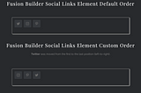 How-to Change the Order of Social Media Links in the Avada Theme?