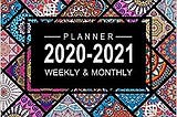 [EBOOK]-2020–2021 Planner Weekly And Monthly: Colorful Mandala Planner, Two Year Calendar Planner…