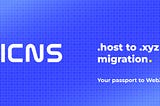 New Release: .host to .xyz Migration