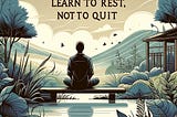 Learn to Rest, Not to Quit