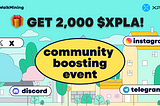 WalkMining 🤝 XPLA Community Boosting Airdrop Event