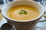 Creamy soup - image courtesy of the author.